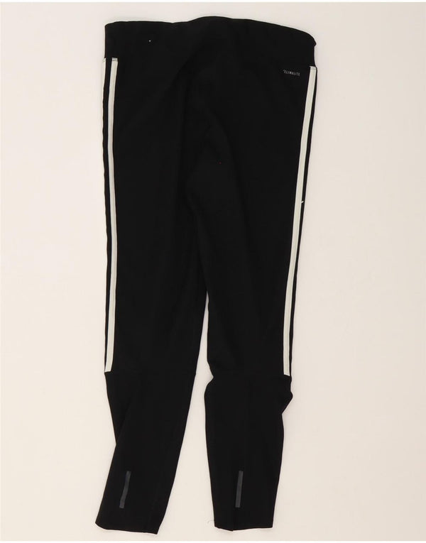 Adidas Damen Climalite Crop Leggings UK 12/14 Medium Schwarz Polyester