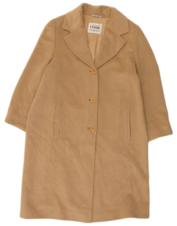 Gianfranco Ferre Damen Mantel UK 16 Large Beige
