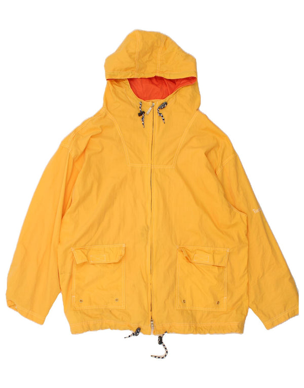 TIMBERLAND Herren-Regenjacke mit Kapuze, UK 40, großes gelbes Nylon