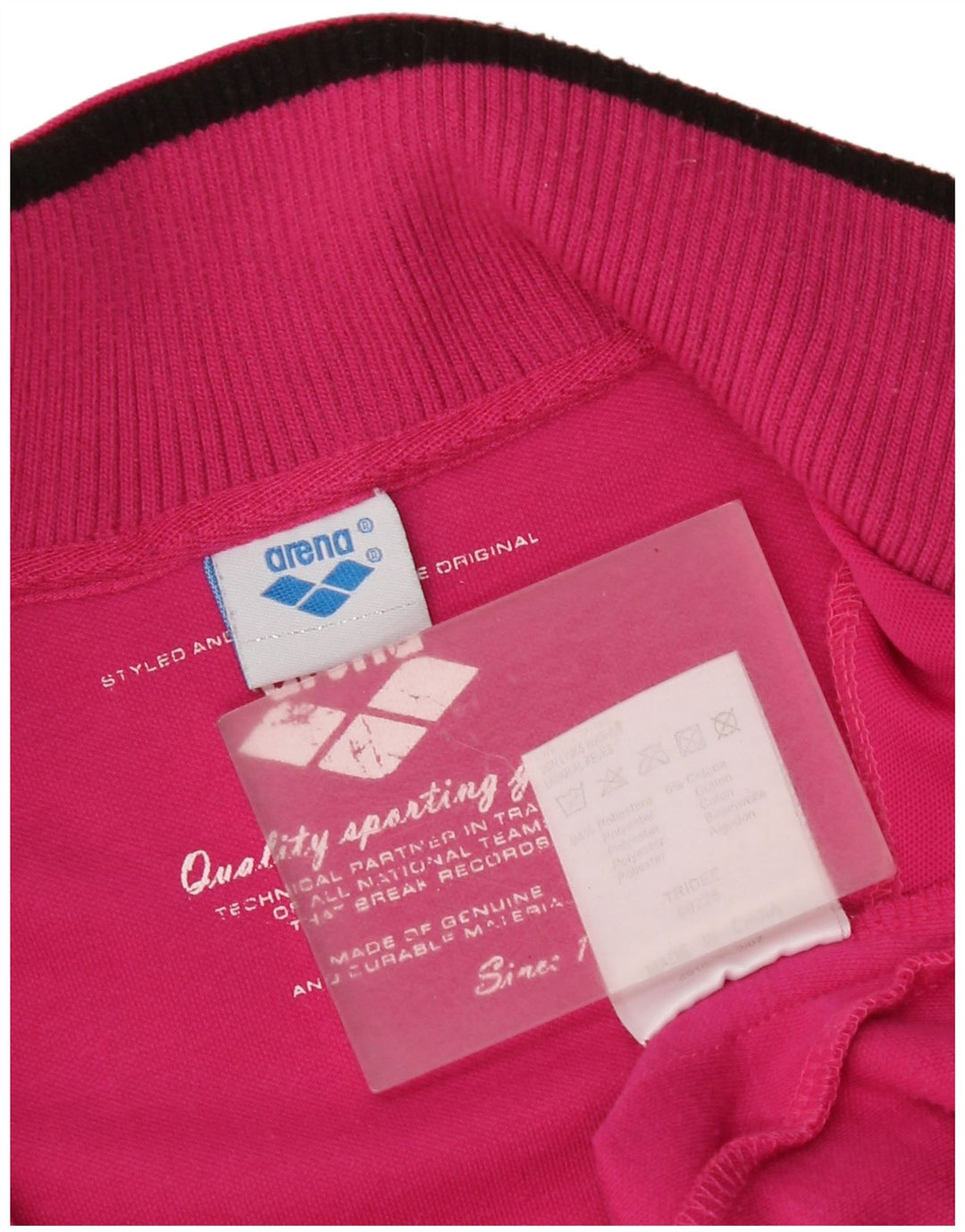 Arena Womens Graphic Oversized-Trainingsanzug-Oberteiljacke UK 6 XS Rosa Polyester