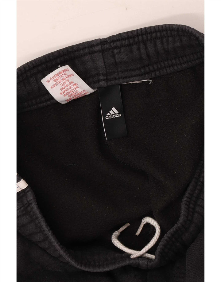 Adidas Womens Tracksuit Trousers Joggers UK 12 Medium Black