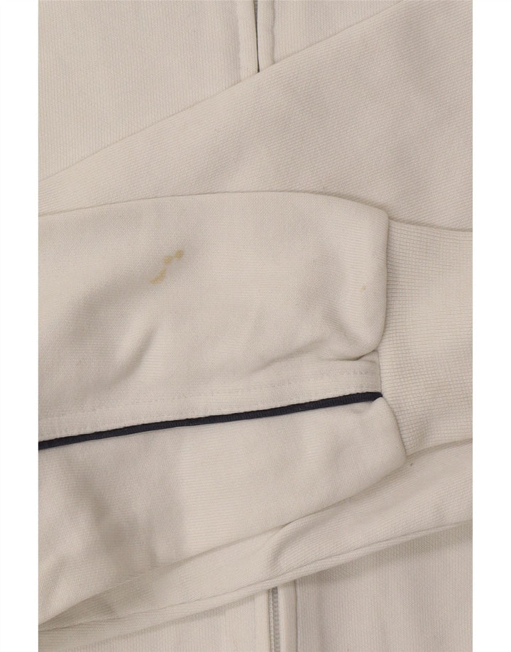 CHAMPION Easy Fit-Trainingsanzugoberteil für Damen, UK 16, Größe L, weiße Baumwolle