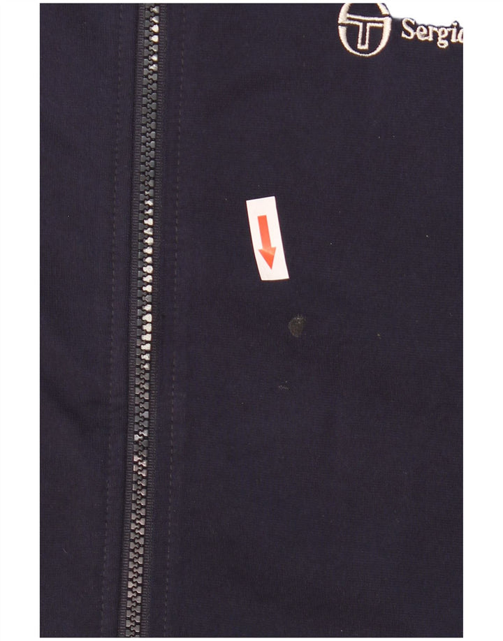 Sergio Tacchini Herren-Trainingsanzugoberteil mit Grafik, XL, Marineblau