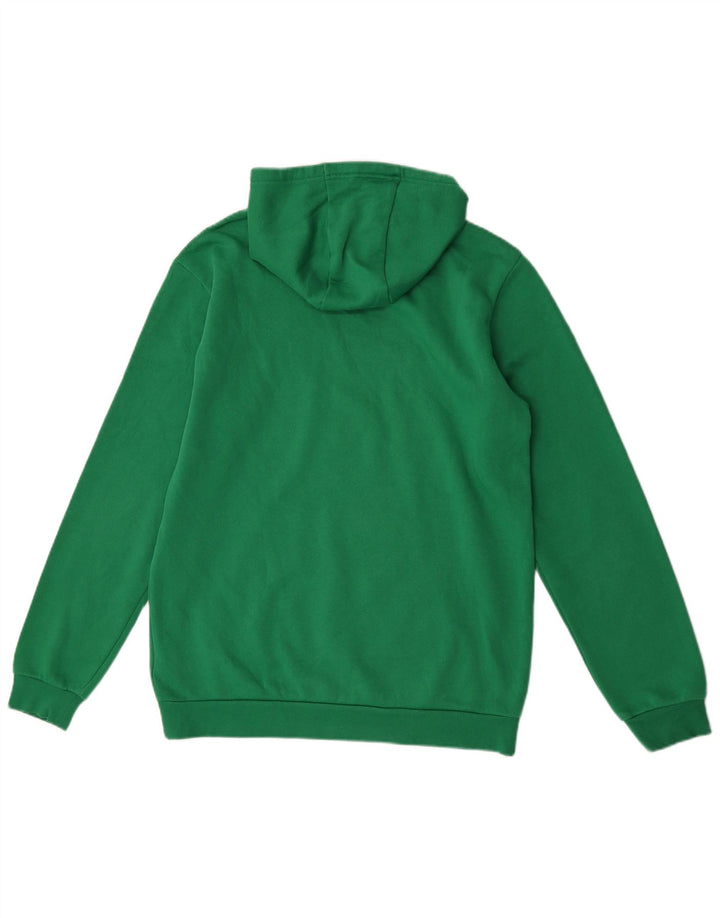 Adidas Herren Kapuzenpullover aus mittelgrüner Baumwolle
