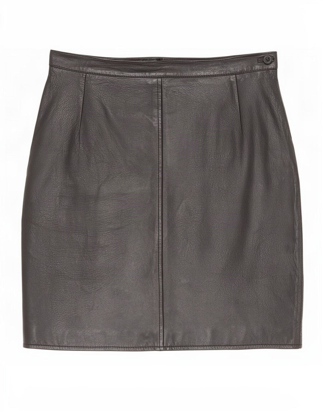 i Blues Damen Lederrock IT 42 Medium W28 Schwarz
