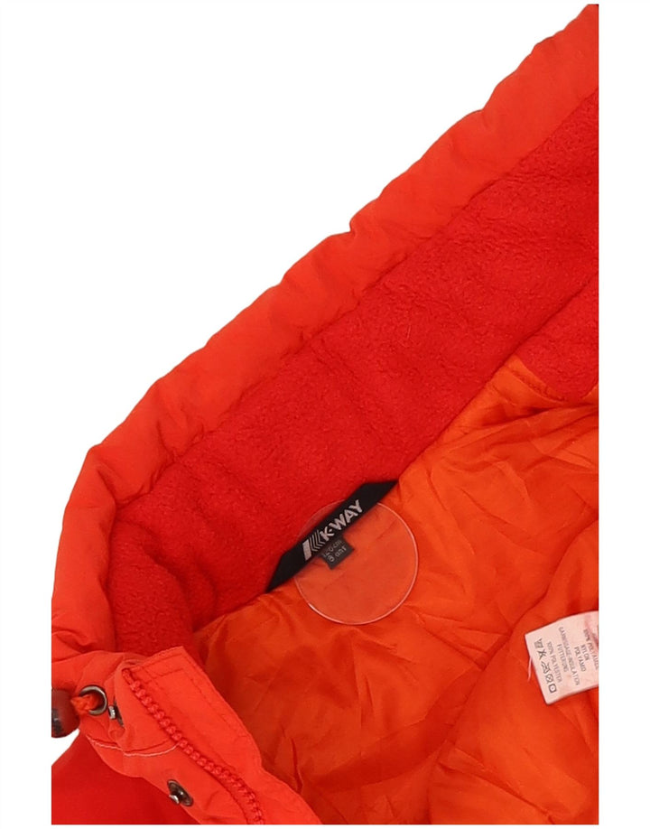 Vintage Skioverall für Jungen, 7–8 Jahre, rotes Polyamid