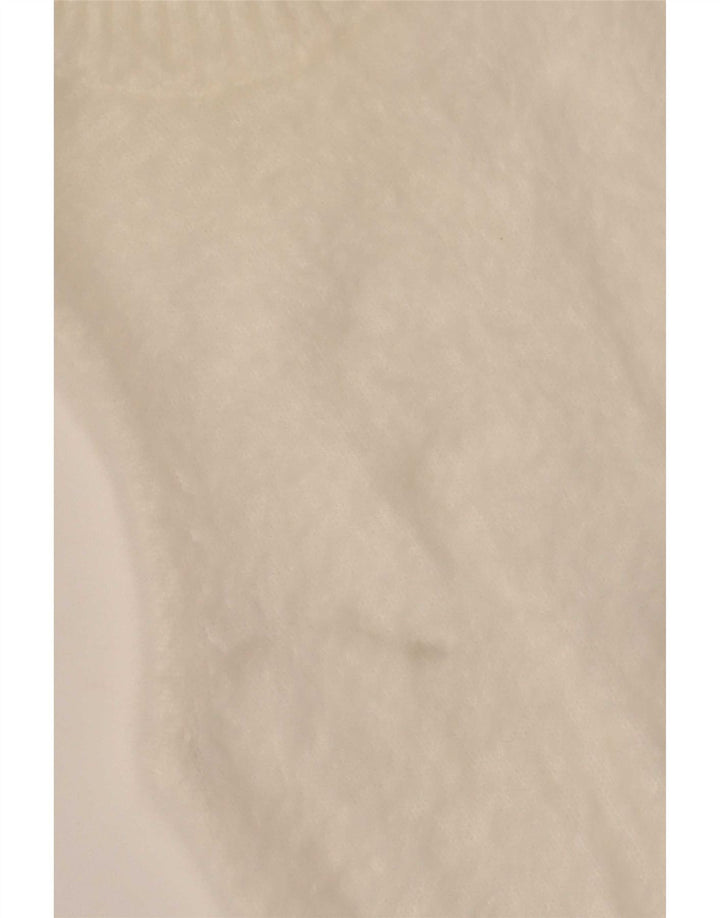 Guess Damen Weste Tank Top UK 12 Medium Weiß Polyamid