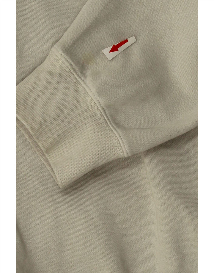 Nike Herren-Kapuzenpullover, groß, cremefarbene Baumwolle