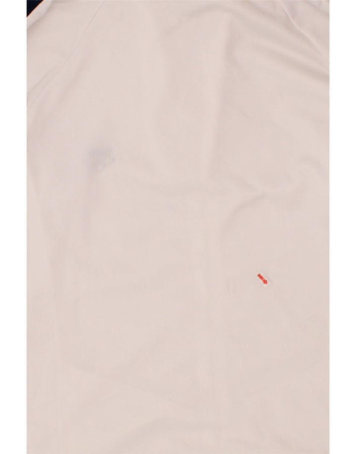 ARENA Womens Graphic Tracksuit Top Jacket UK 16 Large White Polyester Vintage Arena and Second-Hand Arena from Messina Hembry 