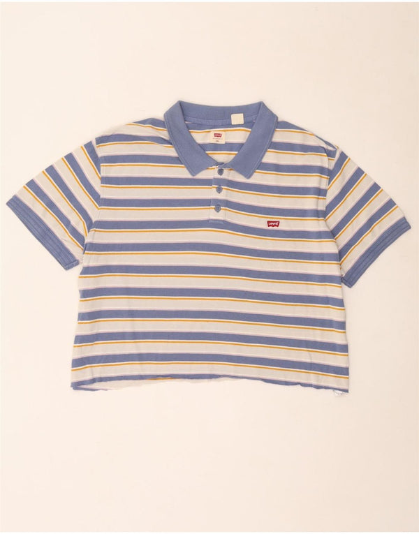 Levi's Herren Poloshirt 2XL Blau gestreift