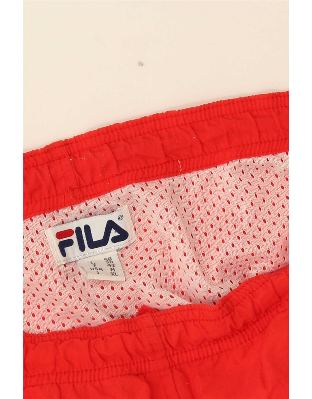 Fila Herren Badeshorts mit Grafik, mittelrot