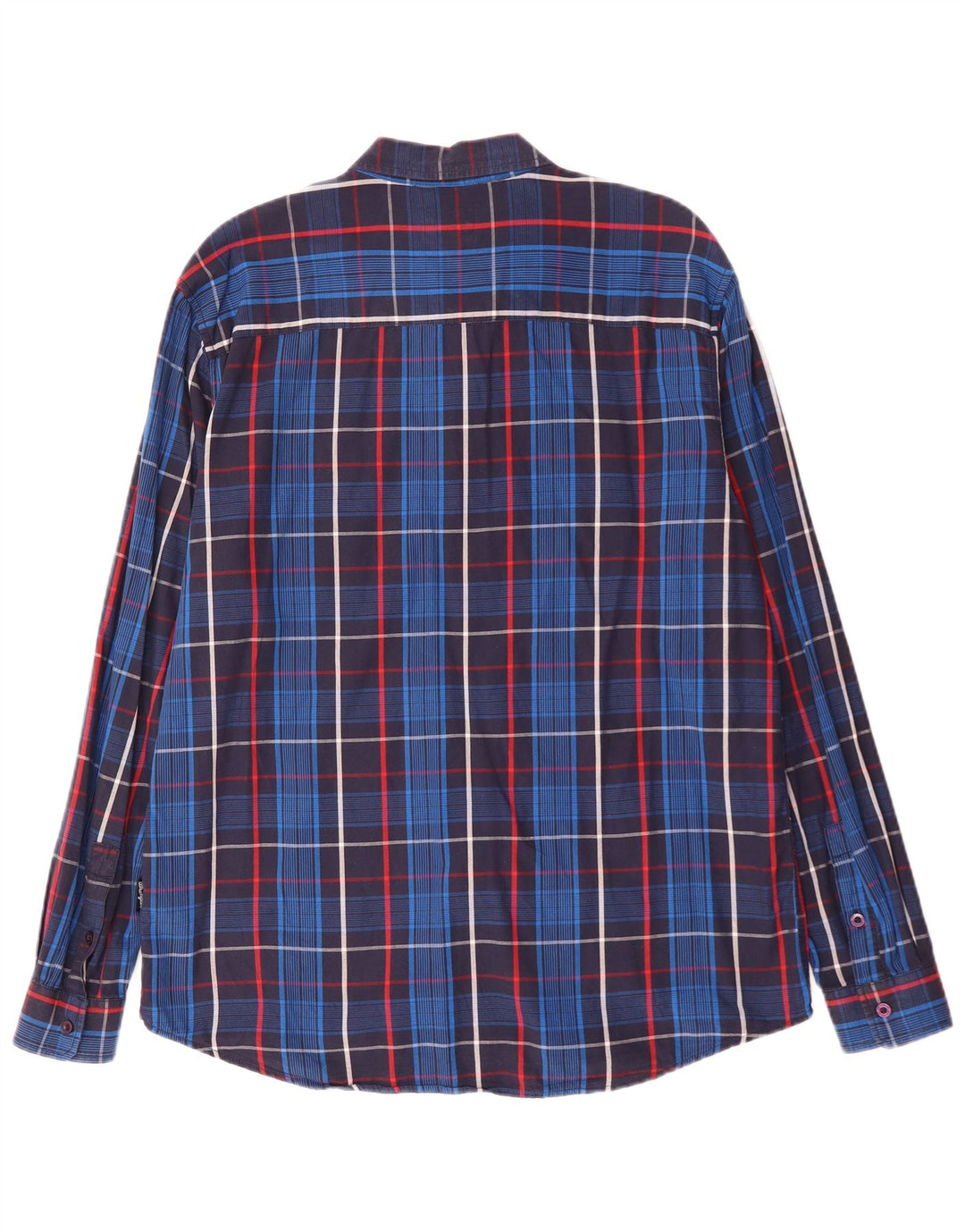 Wrangler Herren-Hemd mit normaler Passform, XL, marineblau, kariert, Baumwolle