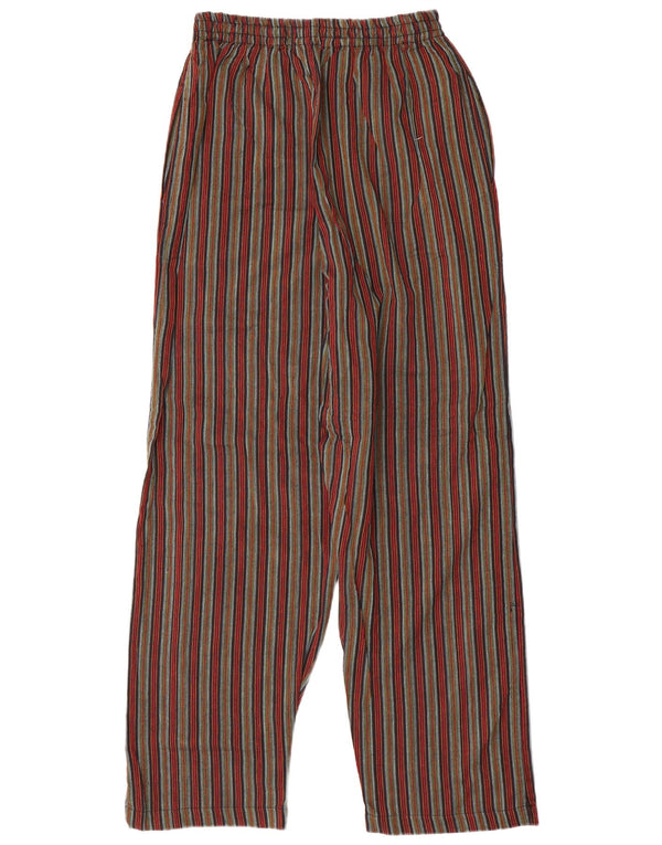 Siesta Damen-Hose mit hoher Taille, gerade, XL, W38, L31, mehrfarbig gestreift