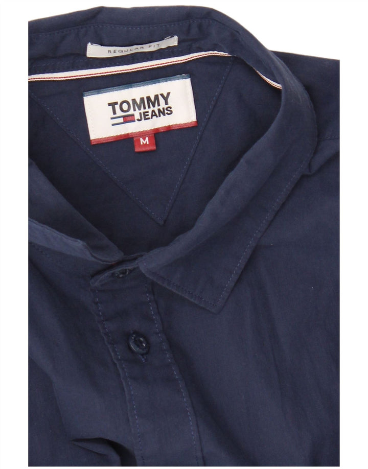 Tommy Hilfiger Herren-Hemd mit normaler Passform, mittelmarineblau