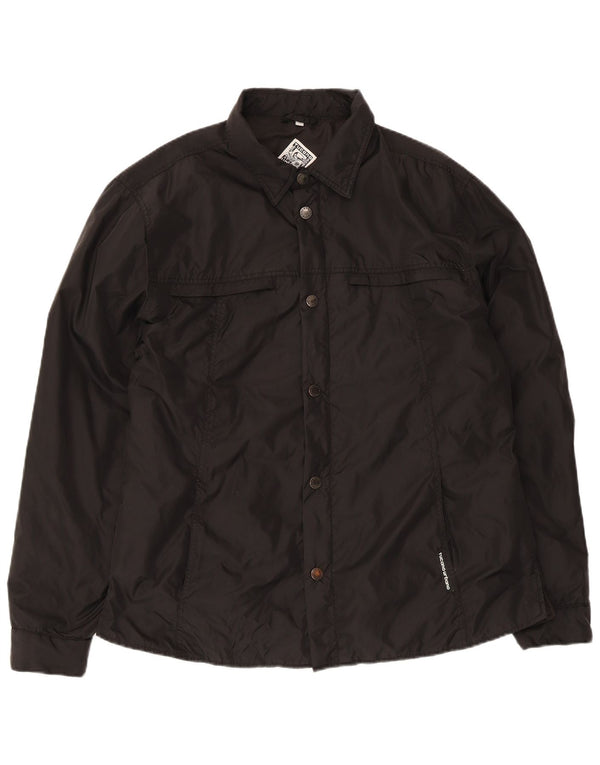 Tucano Urbano Herren Bomberjacke mit normaler Passform, UK 42 XL, schwarzes Nylon