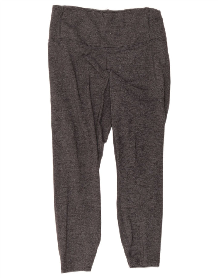 Under Armour Damen Capri-Leggings UK 12 Mittelgrau