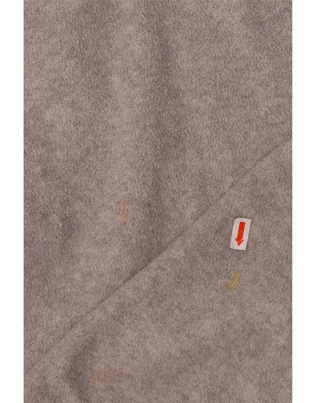 Asics Herren-Fleecepullover mit Reißverschluss am Hals, Mittelgrau