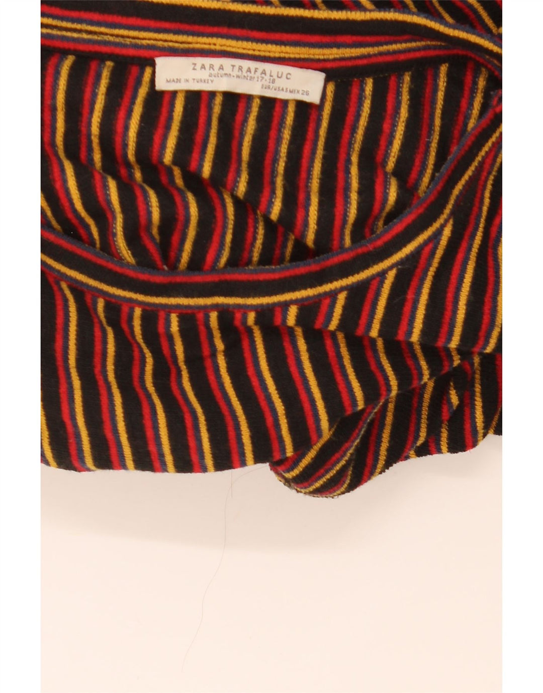 Zara Damen Etuikleid UK 10 Small Mehrfarbig gestreift