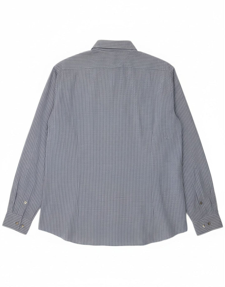 Calvin Klein Herren Slim Fit Hemd Größe 43 17 XL Blau kariert