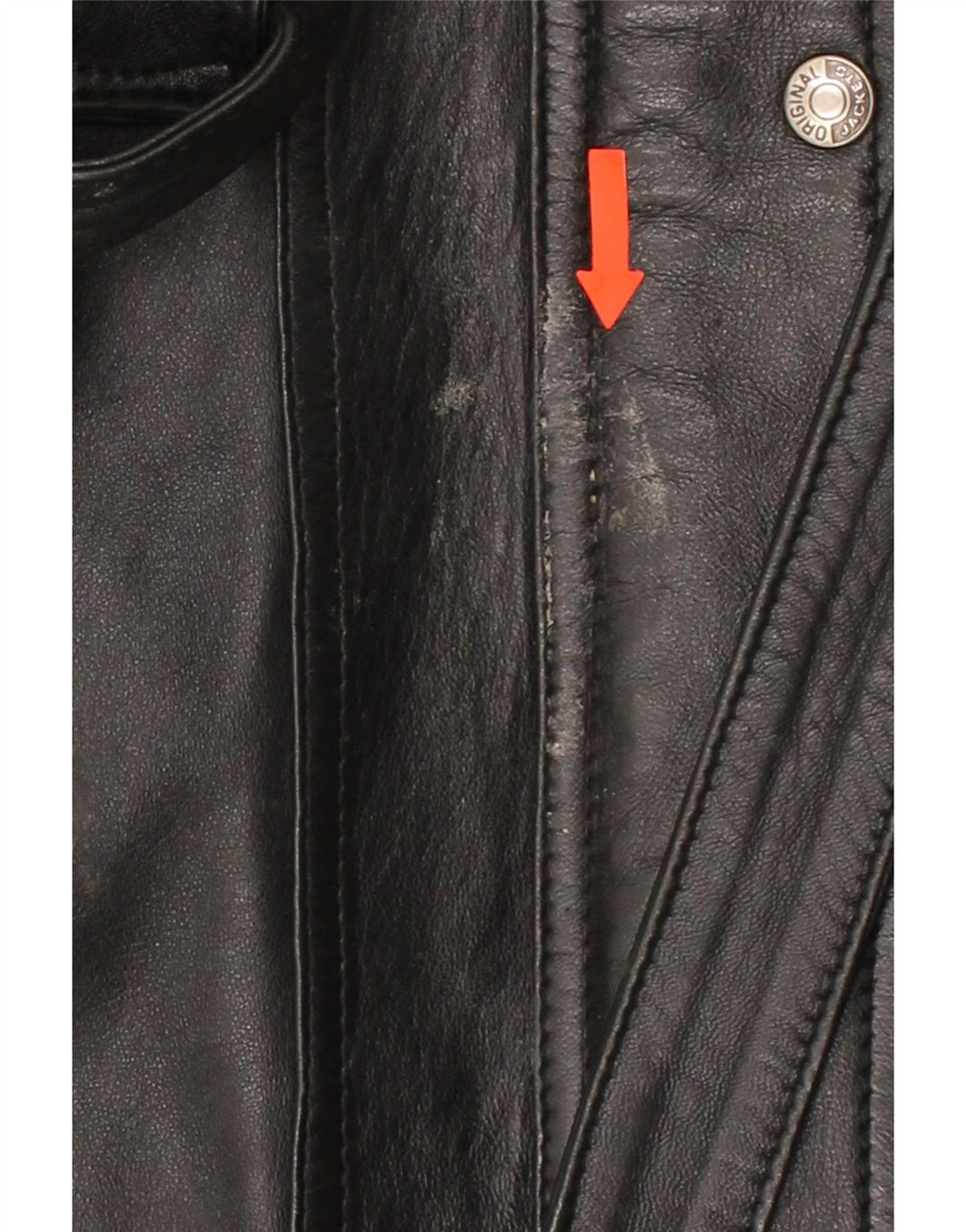 VINTAGE Womens Hooded Leather Coat US 4 Small Black Leather Vintage Vintage and Second-Hand Vintage from Messina Hembry 