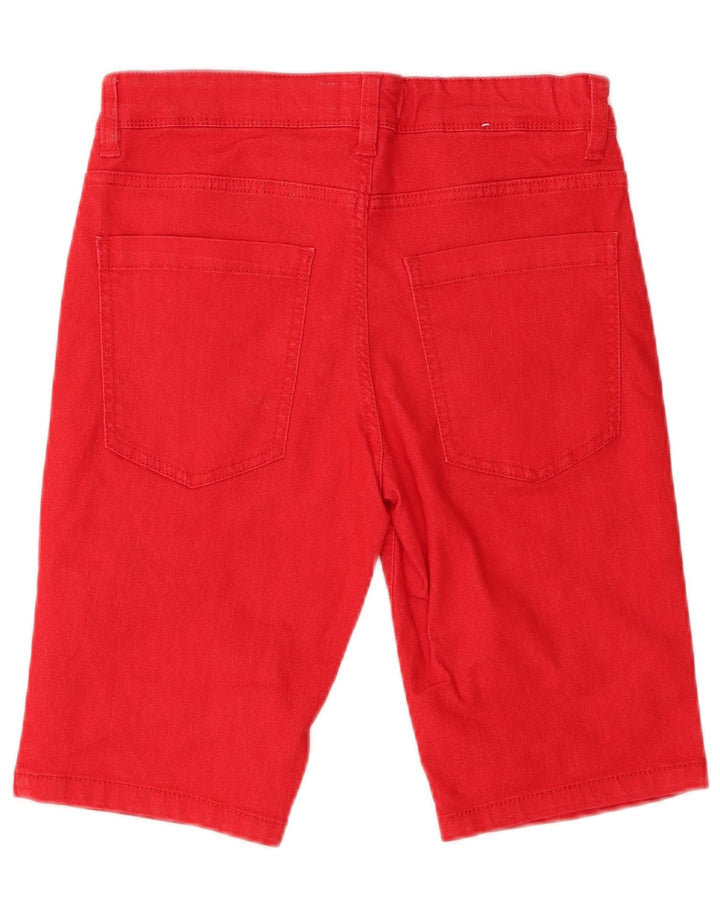 Benetton Jungen-Jeansshorts, 15–16 Jahre, W29, Rot