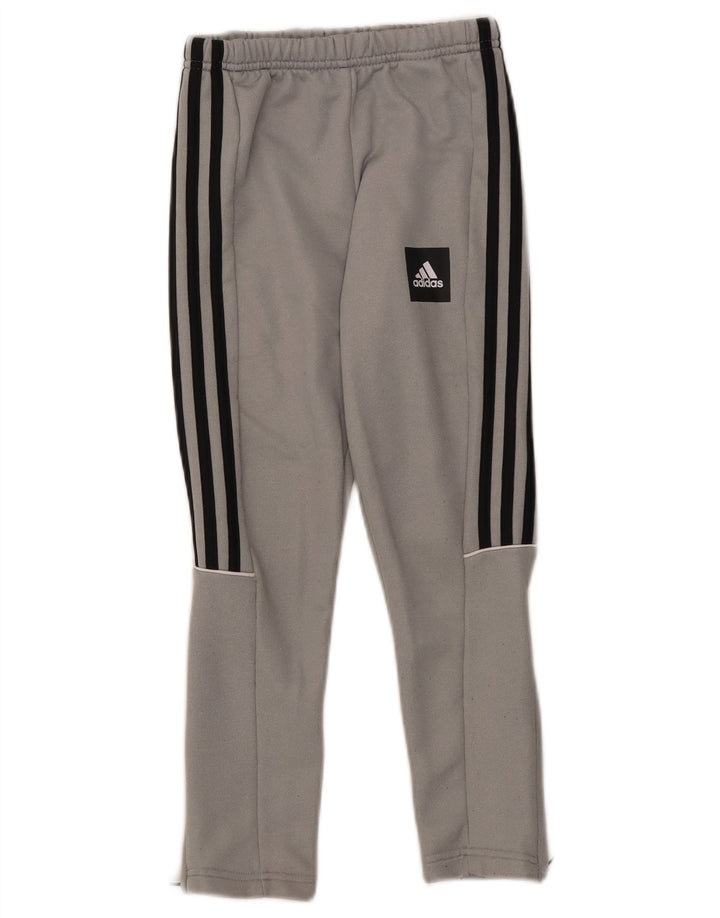 Adidas Aeroready-Trainingshose für Jungen, 7–8 Jahre, graues Polyester