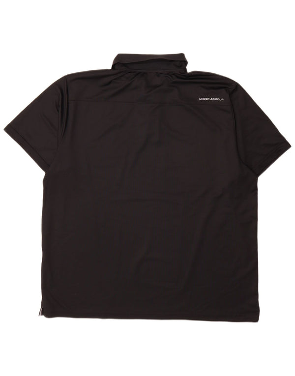 Under Armour Herren Heat Gear Poloshirt 2XL Schwarz
