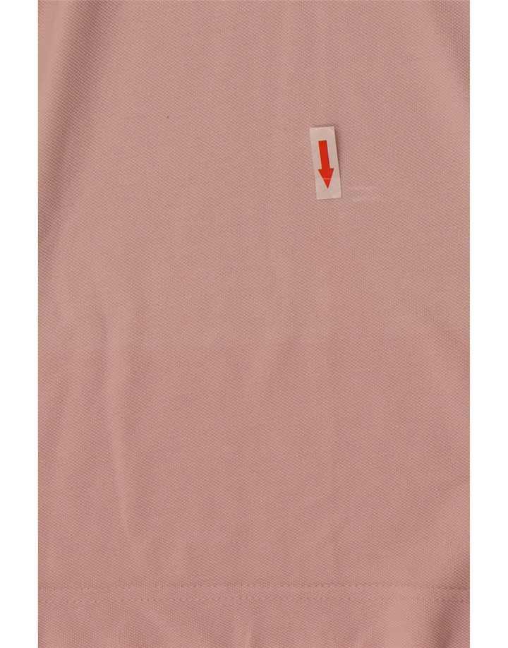 Kappa Damen Poloshirt UK 12 Mittelrosa Baumwolle