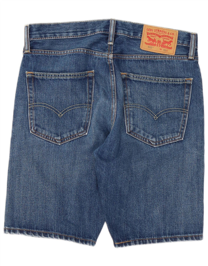 LEVI'S Herren 502 Denim Shorts W30 mittelblaue Baumwolle