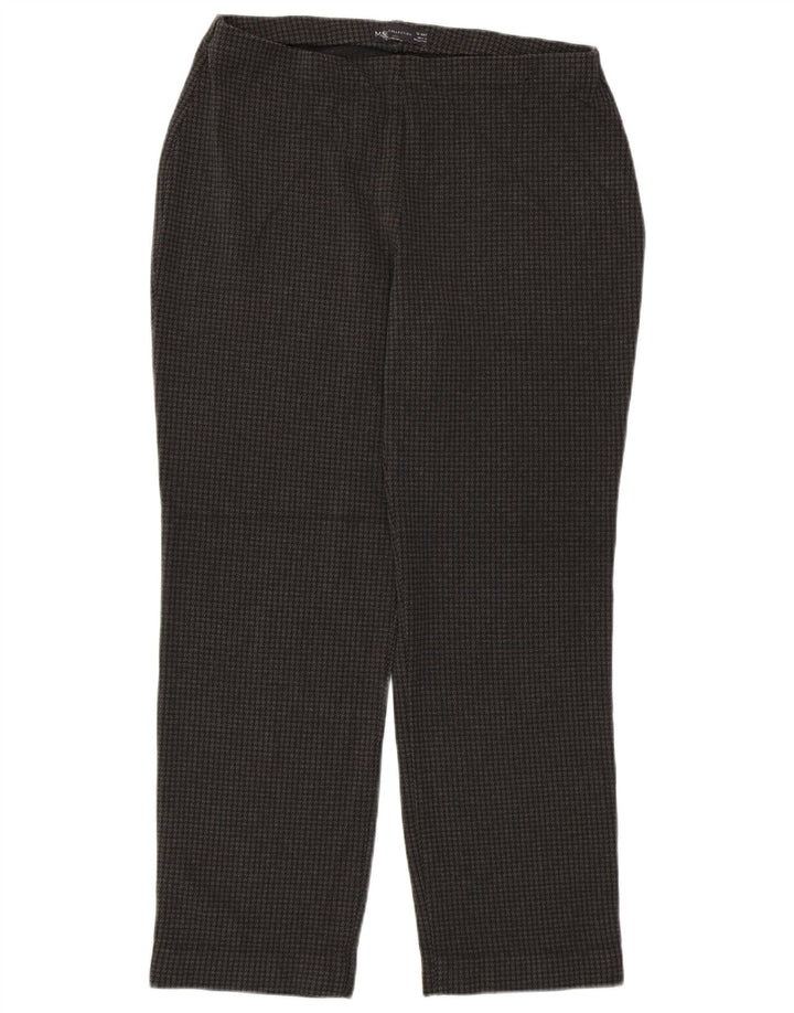 Marks & Spencer Damen-Hose, kurz geschnitten, UK 12, M, W30, L26, Grau