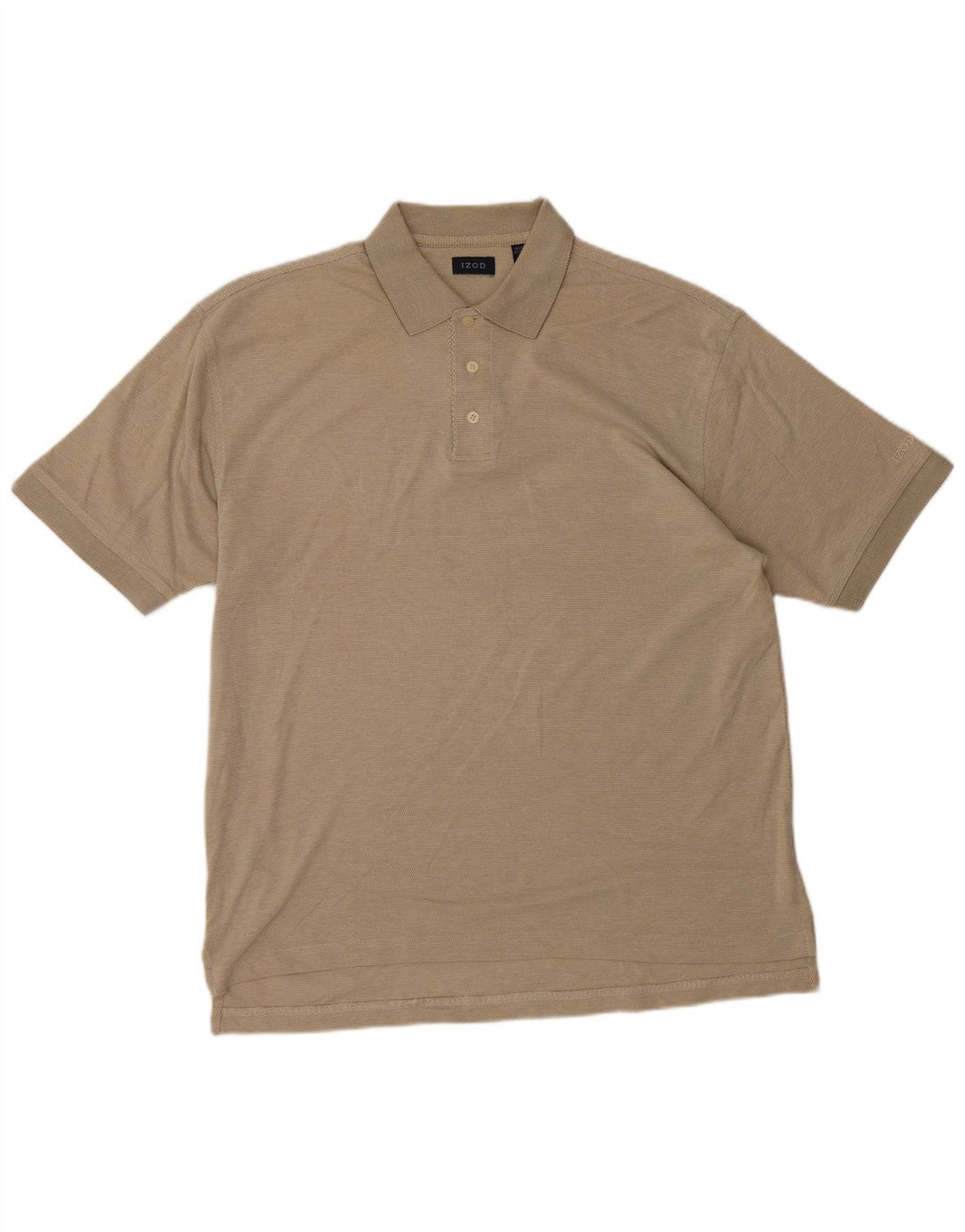 IZOD Herren-Poloshirt, mittelbeige Baumwolle