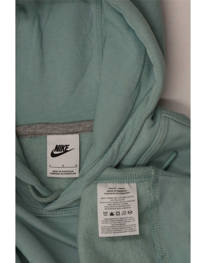 Nike Herren Kapuzenpullover, groß, aus blauer Baumwolle