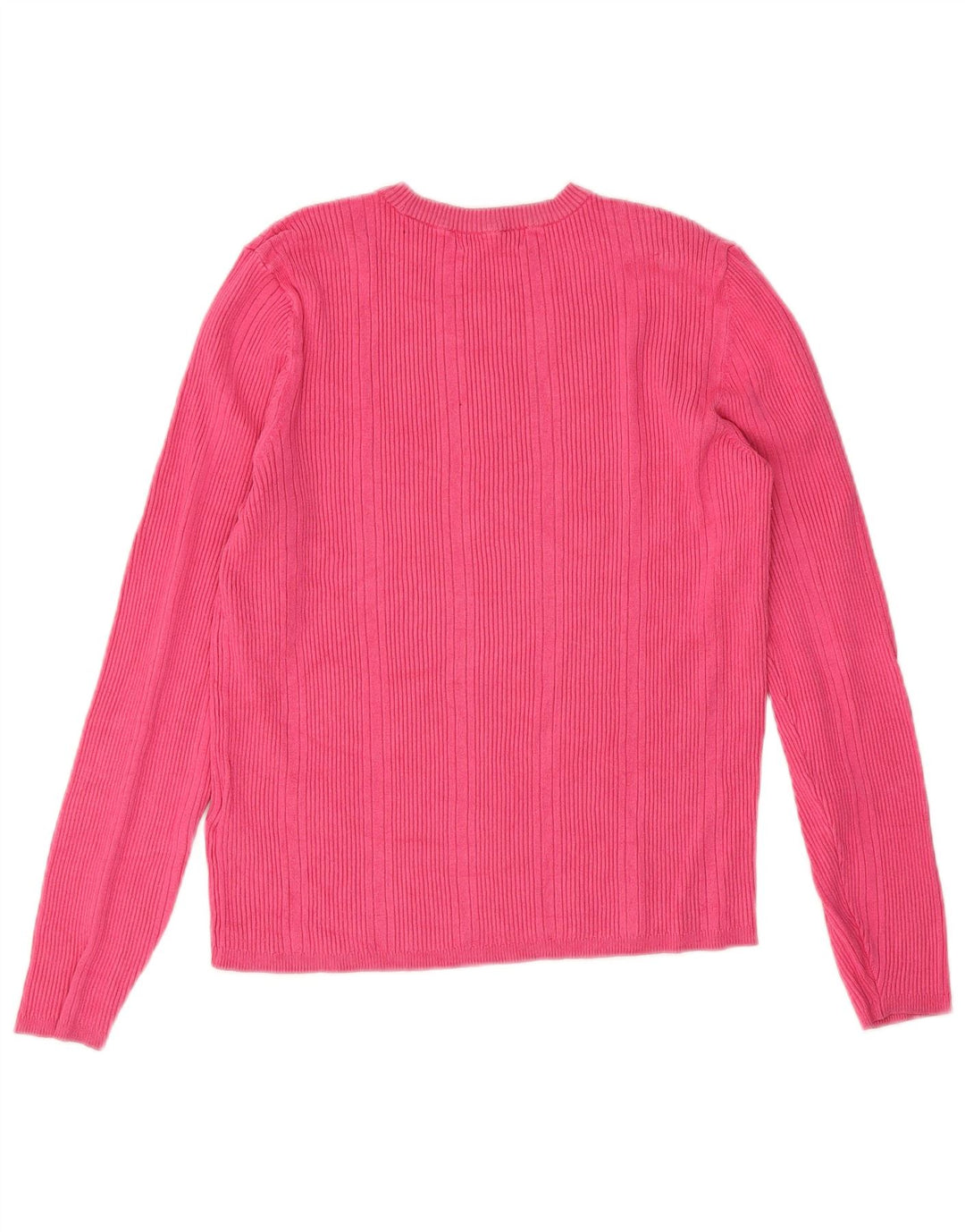 Marks & Spencer Damen-Pullover mit Rundhalsausschnitt, Gr. 14, mittelrosa Viskose