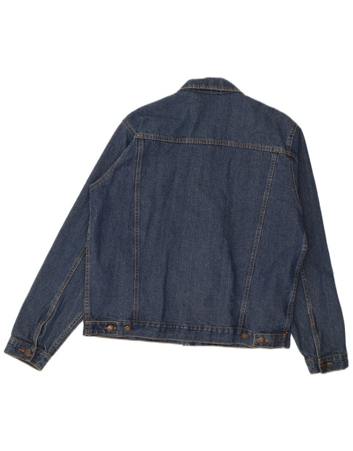 Camargue Herren Jeansjacke IT 48/50 mittelblaue Baumwolle