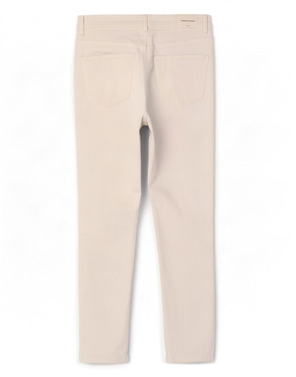 Zara Damen Trafaluc Crop Slim Jeans EU 42 Large W32 L25 Weiß