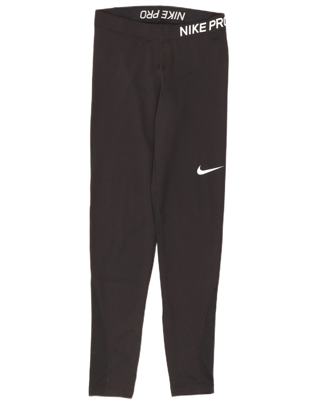 Nike Damen Dri Fit Graphic Leggings UK 8 Small Schwarz Polyester