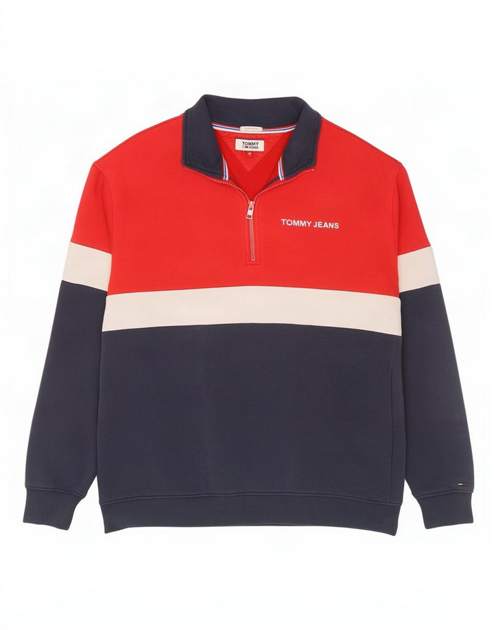 Tommy Hilfiger Herren Relaxed Fit Sweatshirt Pullover Medium Mehrfarbig