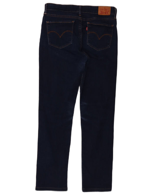 Levi's Damen 712 Slim Jeans W28 L27 Marineblaue Baumwolle