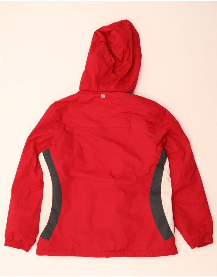 Mountain Warehouse Damen-Windbreakerjacke mit Kapuze, UK 18, XL, Rot