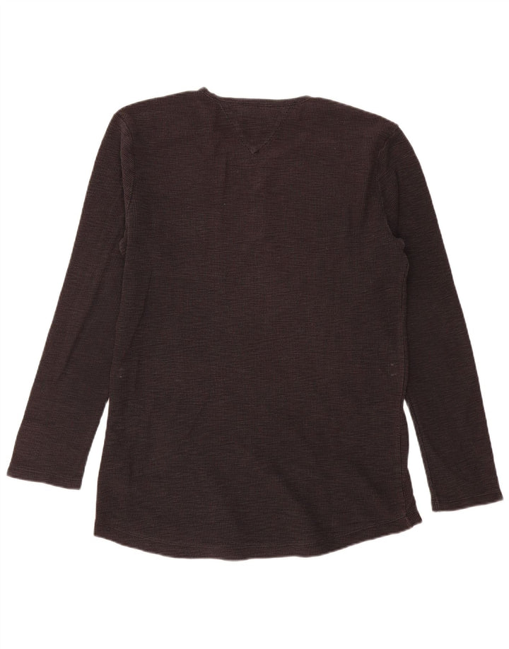 Tommy Hilfiger Herren Top Langarm Large Grau