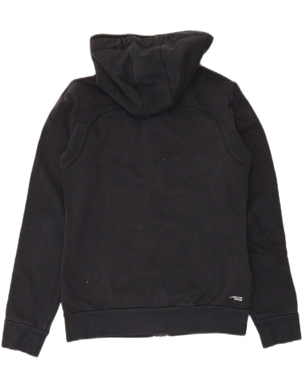 Adidas Damen Climalite Zip Hoodie Pullover UK 4/6 XS Schwarz
