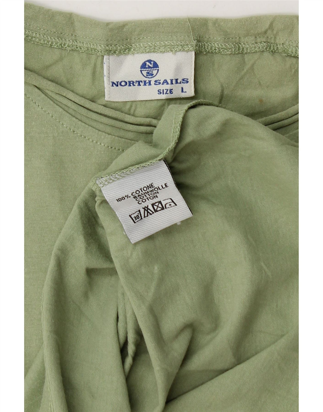 NORTH SAILS Herren-T-Shirt mit Grafik, Größe L, Grün, Baumwolle