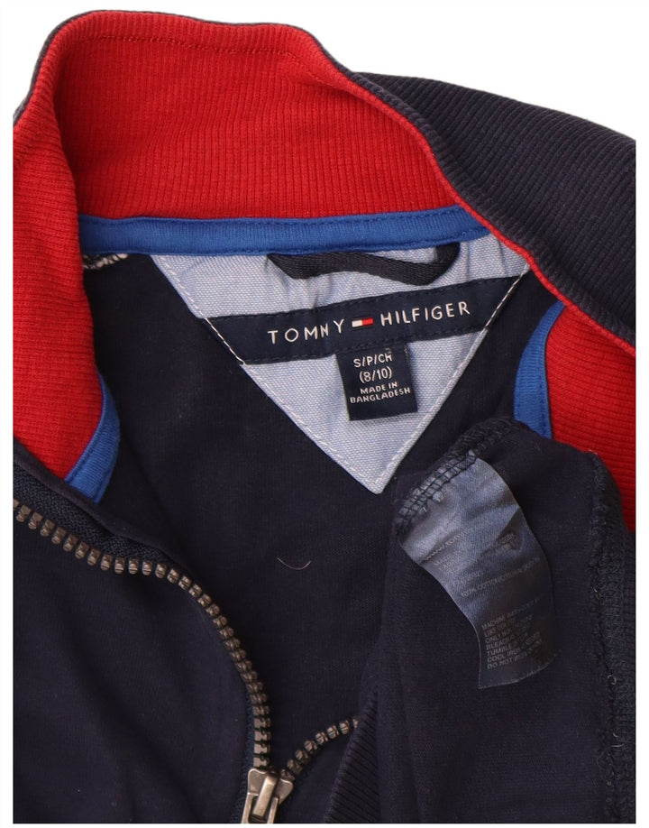 Tommy Hilfiger Grafik-Sweatshirt für Jungen, 8–9 Jahre, Größe S, Marineblau