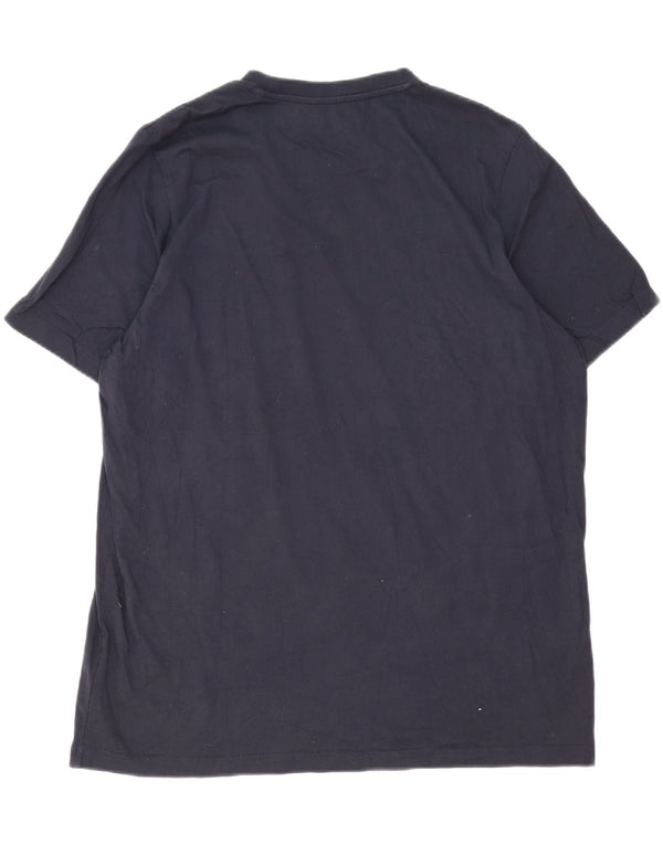 Adidas Herren Grafik T-Shirt Top XL Marineblau Baumwolle