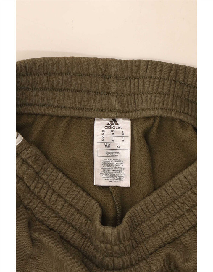 Adidas Herren-Trainingshose, Jogginghose, mittlere Khaki-Baumwolle