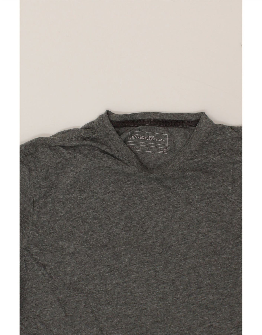 EDDIE BAUER Mens T-Shirt Top Medium Grey Cotton Vintage Eddie Bauer and Second-Hand Eddie Bauer from Messina Hembry 