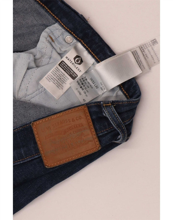 Levi's Damen 724 High Rise Straight Jeans W32 L30 Blaue Baumwolle