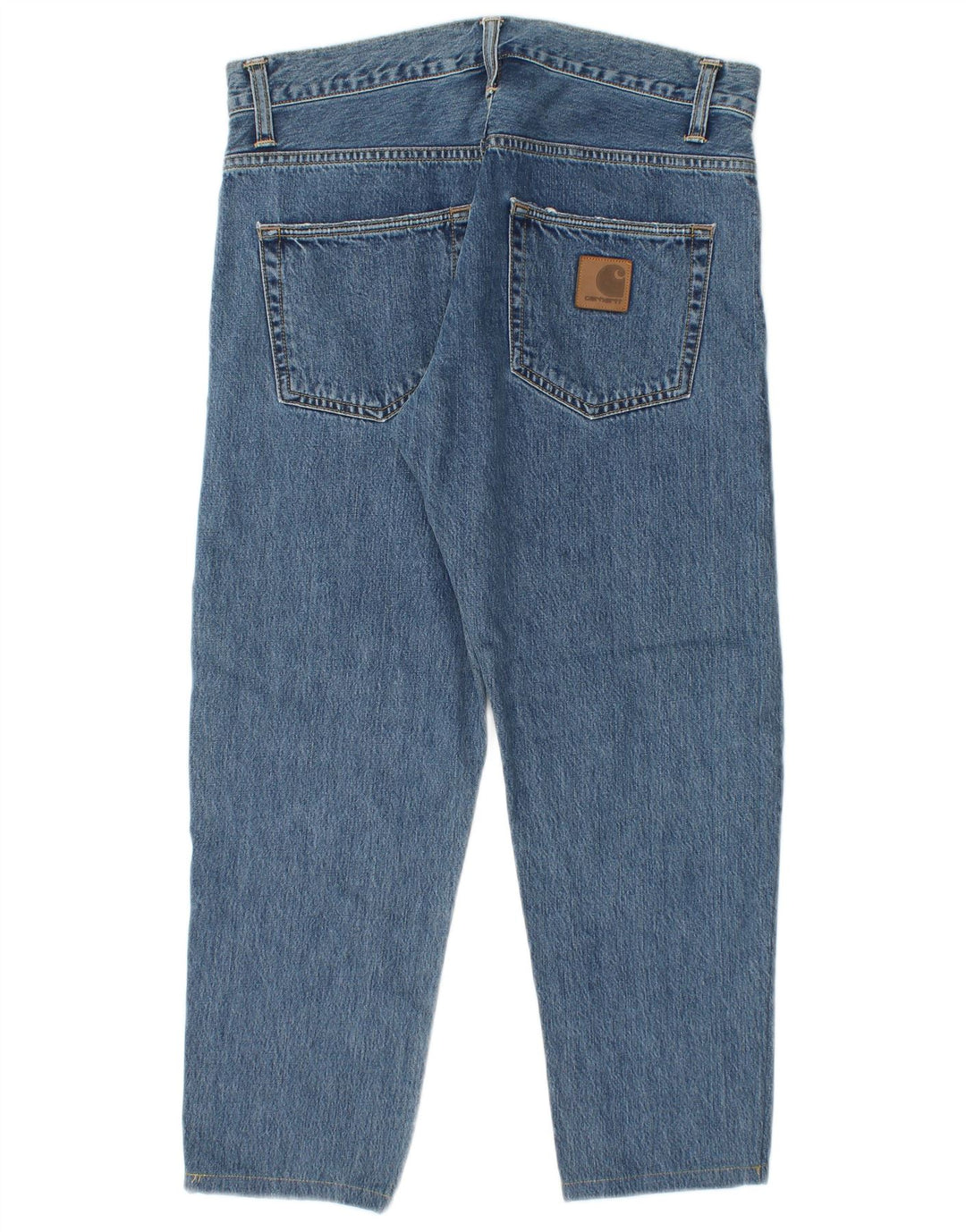 CARHARTT Herren Klondike Tapered Jeans W31 L25 Blaue Baumwolle