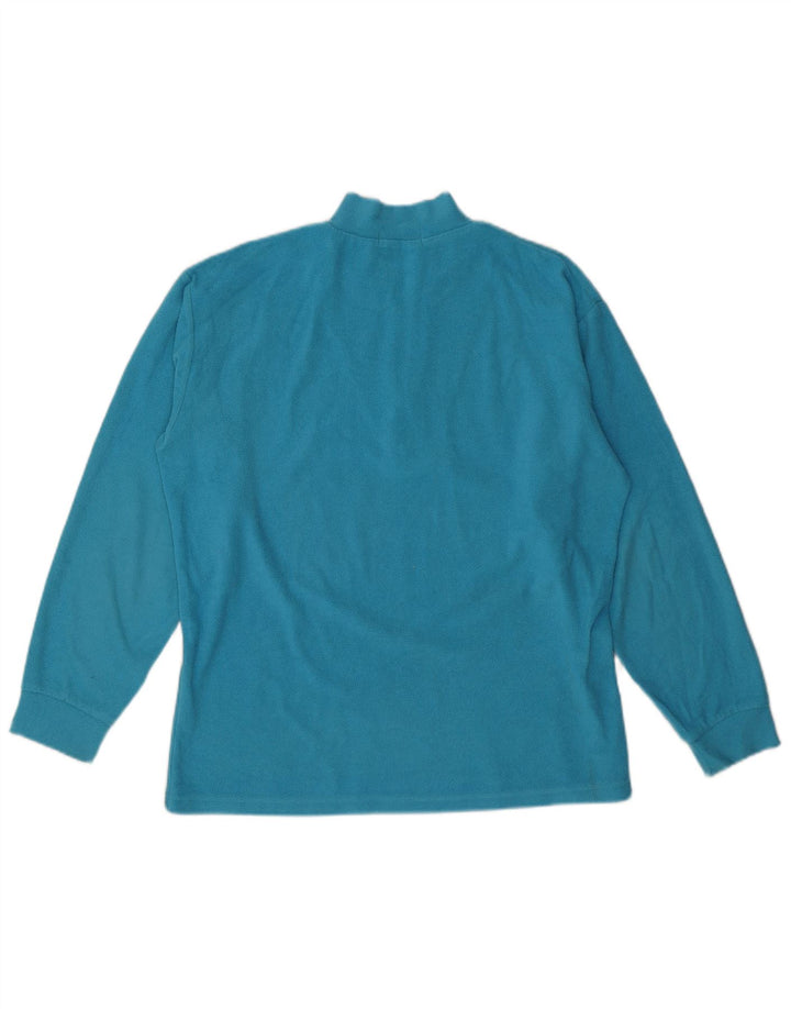 Fila Herren-Fleecepullover mit Reißverschluss am Hals IT 50 Mittelblau