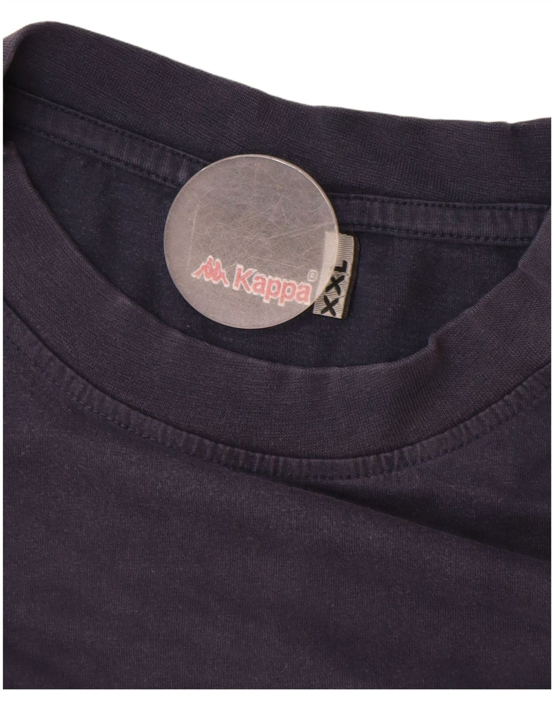 KAPPA Herren T-Shirt Top 2XL Marineblau Baumwolle